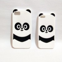 Jual CASING HANDPHONE IPHONE 6 6S TRENDY 3D PANDA SOFT SILIKON BACK CASE Murah