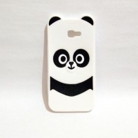 Jual CASING HANDPHONE SAMSUNG A720 A7 2017 TRENDY 3D PANDA SOFT SILIKON Murah