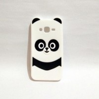 Jual CASING HANDPHONE SAMSUNG J5 2015 TRENDY 3D PANDA SOFT SILIKON BACK Murah