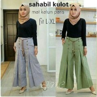 Jual TERBARU bawahan celana panjang wanita sahabil kulot murah Murah
