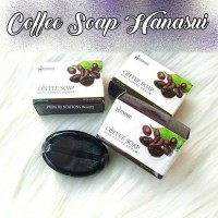 Jual COFFEE SOAP HANASUI / SABUN KOPI DGN SCRUB BPOM Murah