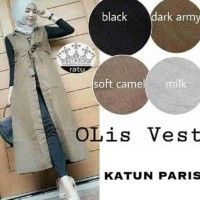 Baju Atasan / Blouse Muslim / Gamis / Cardy Rompi Olis Vest KSH90
