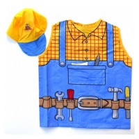 Jual BAJU TUKANG ARSITEK KONSTRUKSI ANAK WORKER COSTUME TOOL MEREK LE SHENG Murah