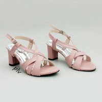 Jual Murah ! Strappy Block Heels KN01 Salem Murah