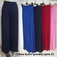 Jual celana kulot panjang spandek rayon super Diskon Murah