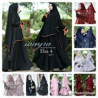 Jual ns FC ELSA NEW PINK DW maxi terusan dress gamis syari p Murah Murah