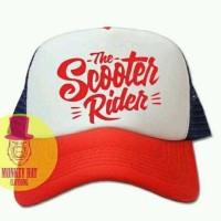 Jual TOPI TRUCKER THE SCOOTER RIDER - SB Murah