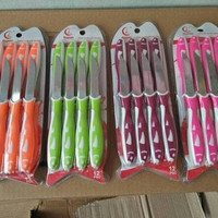 pisau set mini OKSUKA 12 pcs pisau dapur bahan stainless New Arrival