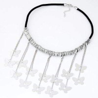 Jual Kalung Korea Butterfly Tassel Decorated Simple Design T6BB57 Murah