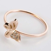 Jual Cincin Korea Butterfly Hollow Zircon Stone TITA10 Murah