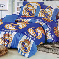 Jual Cuci Gudang Sprei Romeo ukuran 120 x 200 / No.3 - Real Madrid Murah