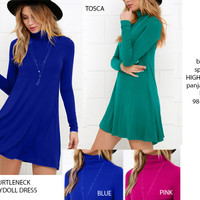 Jual Turtleneck Babydoll Dress Murah