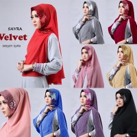 Jual Terbaru Hijab/Jilbab Velvet Sequin Syria Murah