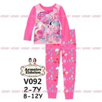 Jual Piyama Anak LITTLE PONY PINK SET PJMS67-060, Murah