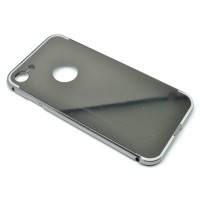 Jual Aluminium Bumper with Mirror Back Cover iPhone 7 - Black Murah