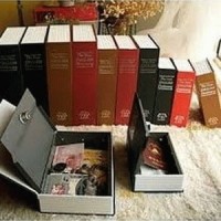 Jual BARU - BookSafe 180 x 155 x 55 mm Buku Brankas Kunci Library Murah