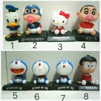 Jual Pajangan Dasbord Mobil Stitch , Doraemon , Angry , Rilakuma ,Astraboy Murah