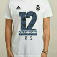 Jual KAOS TSHIRT REAL MADRID LA DUODECIMA CHA KODE DF8305 Murah