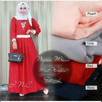 Jual BALQIS MAXY / BAJU MURAH / DRESS MUSLIM / GAMIS MUSLIM / DRESS POLOS Murah