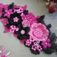 Jual Headpiece aksesoris bros hiasan jilbab hijab pesta wisuda pengantin Murah