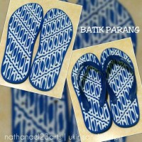 Jual Sandal jepit ukir batik Murah