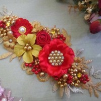 Jual Headpiece aksesoris bros hiasan jilbab hijab pesta wisuda pengantin Murah