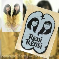 Jual Sandal jepit ukir custom Murah