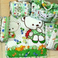 Jual PAKET HEMAT TAS GENDONGAN BANTAL GULING ALAS TIDUR 4 IN 1 CHEKIDDO Murah