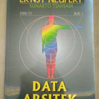 Jual Data arsitek jilid 1 edisi 33 (ernst neufert & sunarto tjahjadi) Murah
