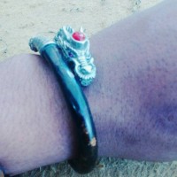 Gelang bahar akar laut motif naga