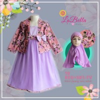 (2-5 tahun) Reg TV 10 Gamis Anak LaBella Tutu Kebaya Ungu