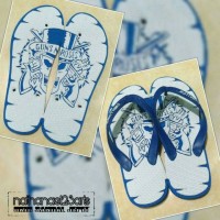 Jual Sandal jepit ukir custom Murah