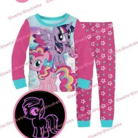 Jual PIYAMA ANAK KIDS KARAKTER MY LITTLE PONY GLOW IN THE DARK SGW-8 Murah