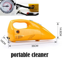 Jual 2 in 1 Tire Inflator Pump Air Compressor Portable Car Vacuum Cleaner Murah