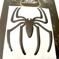 sticker black spider aksesoris kendaraan mobil motor