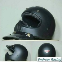 Helm Cakil Black Full Face Murah