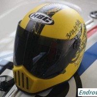 Jual Helm Cakil Yellow BTR plus Kaca Full Face Murah Murah