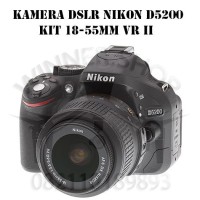 KAMERA DSLR NIKON D5200 D 5200 KIT 18-55mm VR II