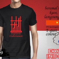 Jual Kaos desain TRAVELLER angklung explore indonesia EPI 209 Murah