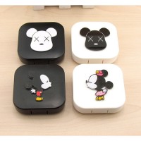 Jual kotak softlens mickey mouse Lovely contact lens box car Murah Murah