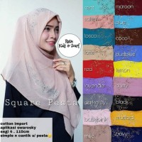 Jual Jilbab Square Pesta Murah