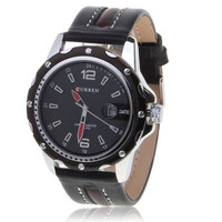 Jual Paling Murah Jam Tangan CURREN BLACK 8104 Casual Elegan Formal / Santa Murah