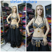Jual belly dance kostum tribal india halloween arab bollywood dance zumba Murah