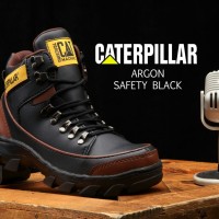 Sepatu casual pria rider boots Caterpillar safety boot Argon