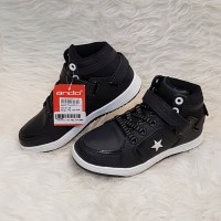 Ando Prestige Light T Hitam Putih Sepatu Fashion Sport Sekolah Anak