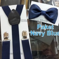 Jual Paket Suspender/Bretel/Tali Jojon 2,5cm + Dasi Kupu Dewasa Seri 2 Murah