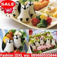 Jual 159 Penguin Onigiri Ball Sushi Tool Set Roll Making Kit Murah