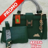 Tas Wanita Tas Import Zara Tas Branded Tas Kado 074 Hijau COD Jogja