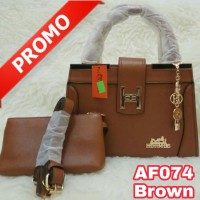 Tas Wanita Tas Import Zara Tas Branded Tas Kado 074 Coklat COD Jogja