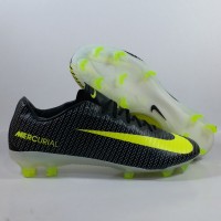 Sepatu Bola Nike Vapor 11 CR7 Black Volt FG Replika Impor